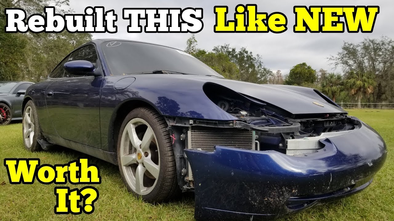 I Paid $4,250 for a Salvage Auction Porsche 911 & Spent A LOT More to Rebuild it 100%