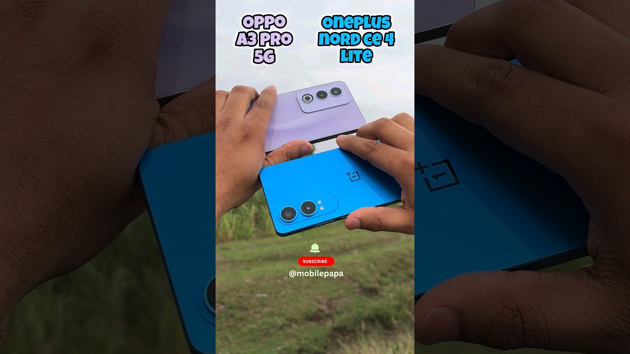 Oppo A3 Pro 5g vs Oneplus Nord CE 4 Lite 5g Camera Test (5X Zoom) 