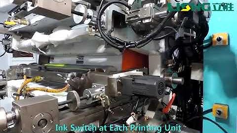 6 color plastic bag central drum flexographic printing machine
