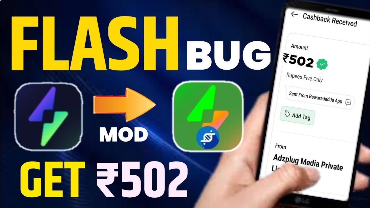 🔥New Self Earning App Today||Flash App Unlimited Bug||