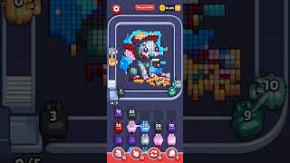 Pixel Flow Level 4446 Very Hard - The one with the elephant looks like Dumbo 