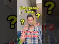 Emergency Fund!?Not planning for emergency is the real emergency!