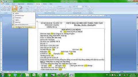 TRỘN THƯ BẰNG MAILING_HD CÁCH LẬP HỢP ĐỒNG TỰ ĐỘNG BẰNG MAILING MERGE