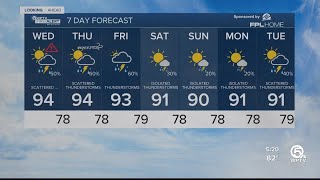 WPTV First Alert Weather forecast, morning of Aug. 30, 2023