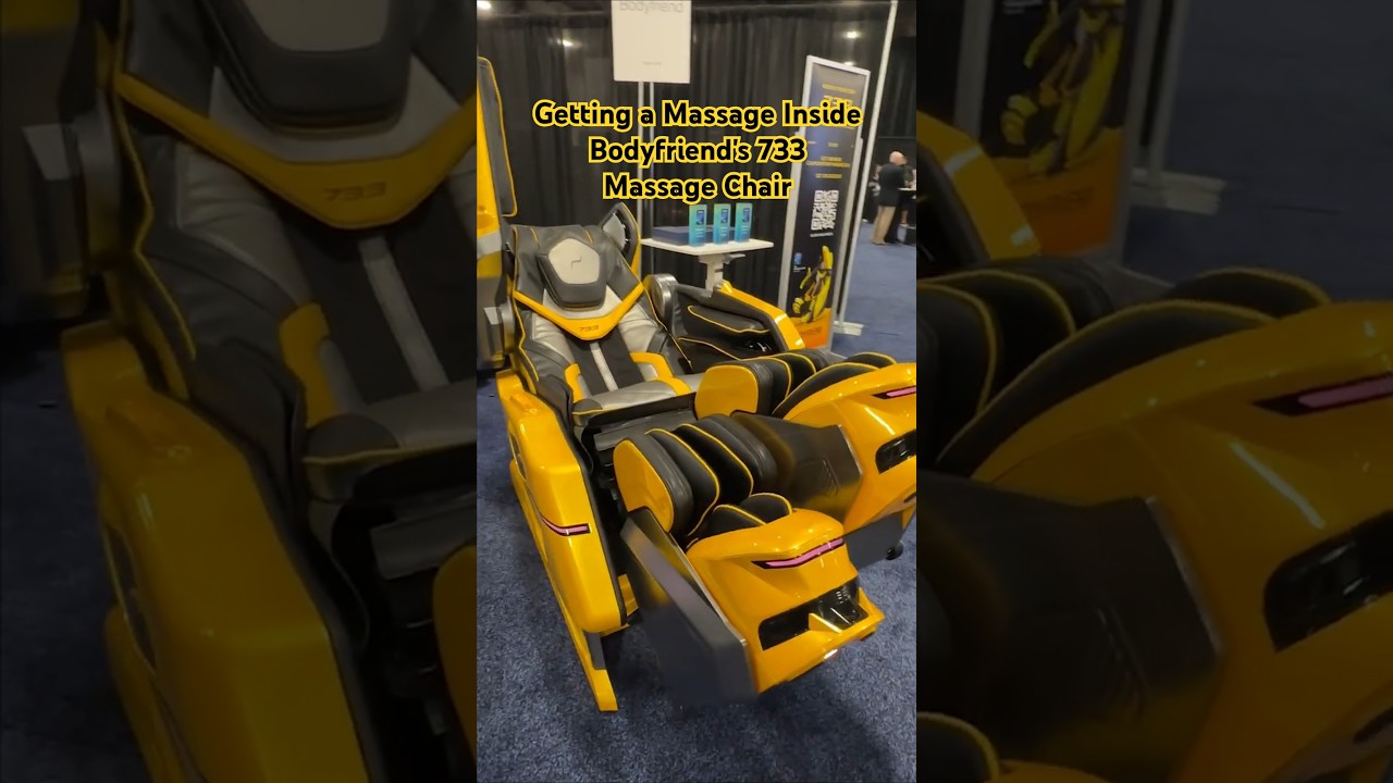 Getting a Massage Inside Bodyfriend's 733 Massage Chair
