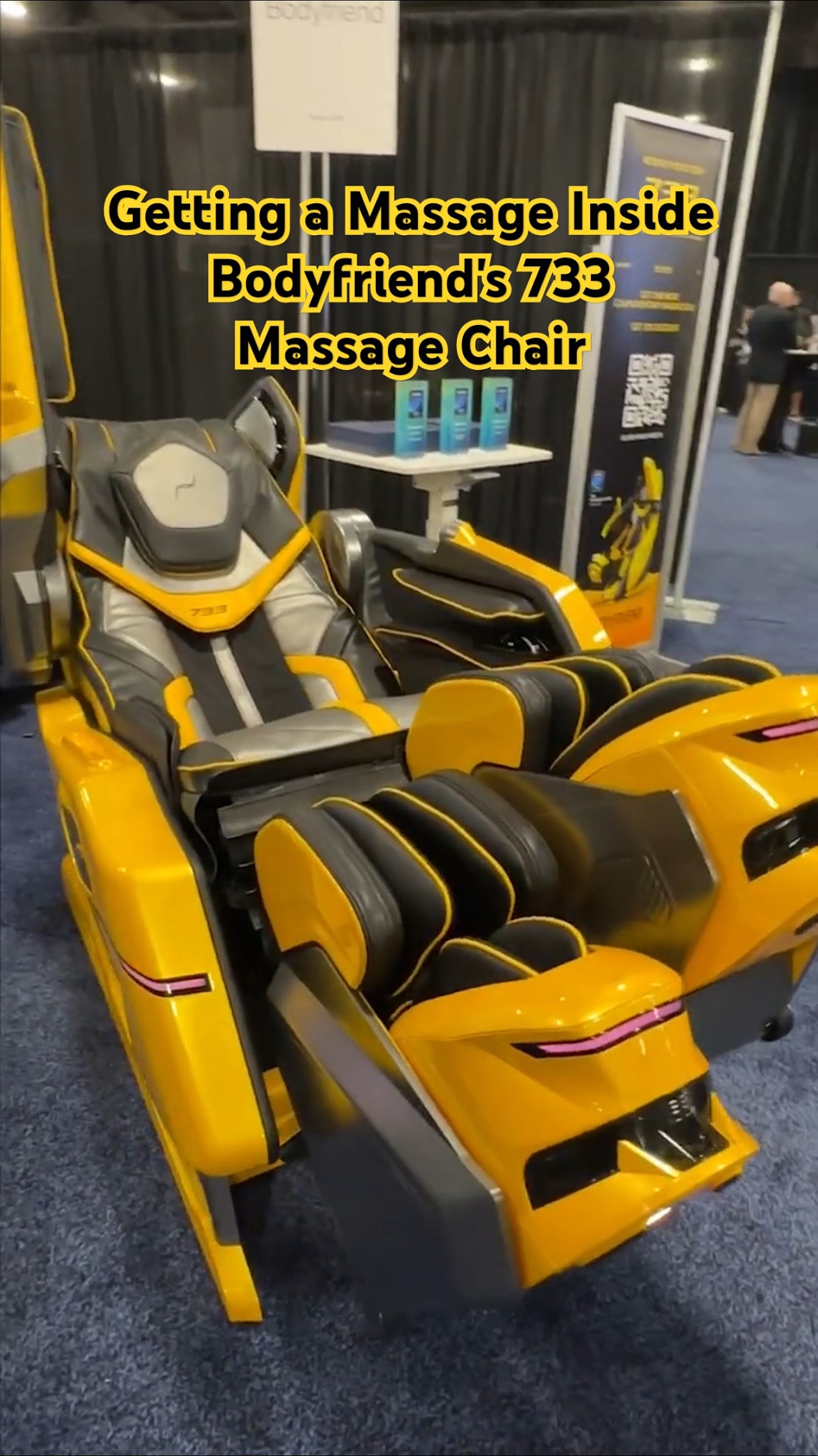 Getting a Massage Inside Bodyfriend's 733 Massage Chair