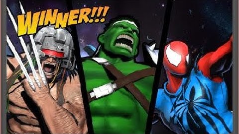 ULTIMATE MARVEL VS. CAPCOM 3 Spiderman Wolverine Hulk Arcade Mode