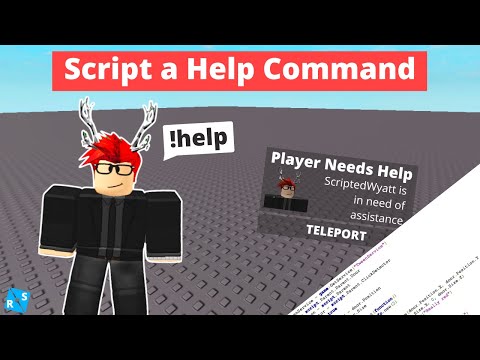 Roblox Scripting Tutorial: How to Script a Help Command 