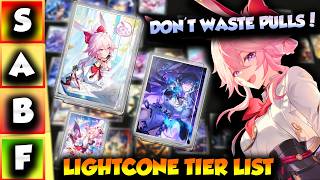 UPDATED 4.2 LIGHTCONE TIER LIST (ALL 5 STARS) **AVOID BRICKS** | Honkai Star Rail | March 8th