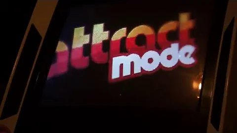 FLAT BLUE prototype layout for Attract-Mode Front-End.