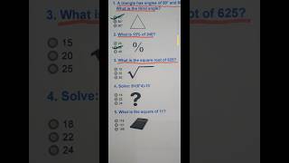 MATH QUIZ I 🔥 99% Fail This I #iqtest #quiz #puzzle #shortsfeed #shorts #problems #mathpuzzle #maths