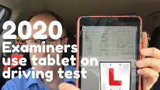DRIVING TEST BEING MARKED ON TABLET.   Electronic marking sheet screenshot 5