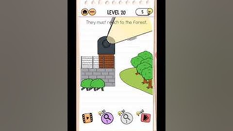 Brain Test 2 - Prison Escape Level 20 Solution | Fazie Gamer