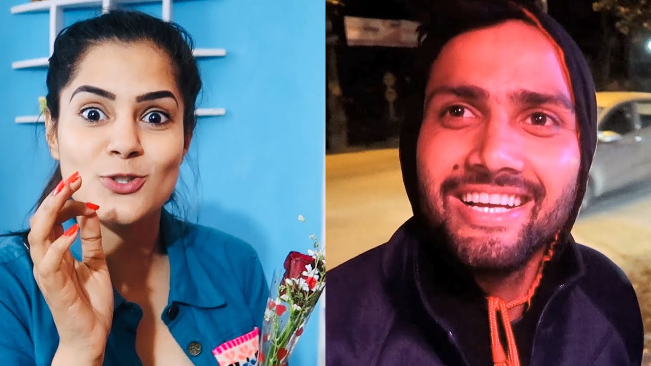 MY DESI BROTHER KUSH GAVE HER ROSE ! (How She Reacted ? ) - YouTube