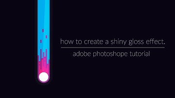 Adobe Photoshop Tutorial: How to create a shiny gloss effect