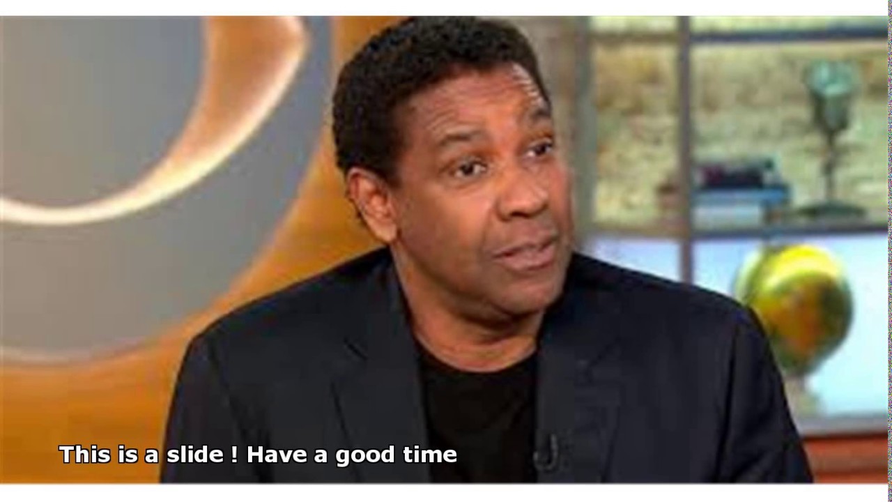 denzel washington walk YouTube