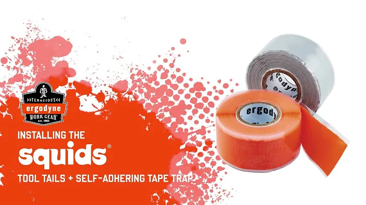 How to Install Squids 3755 Self-Adhering Tape Trap to Properly & Safely Tether Tools