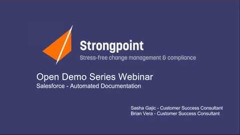 Open Demo Series for Salesforce - Automated Documentation
