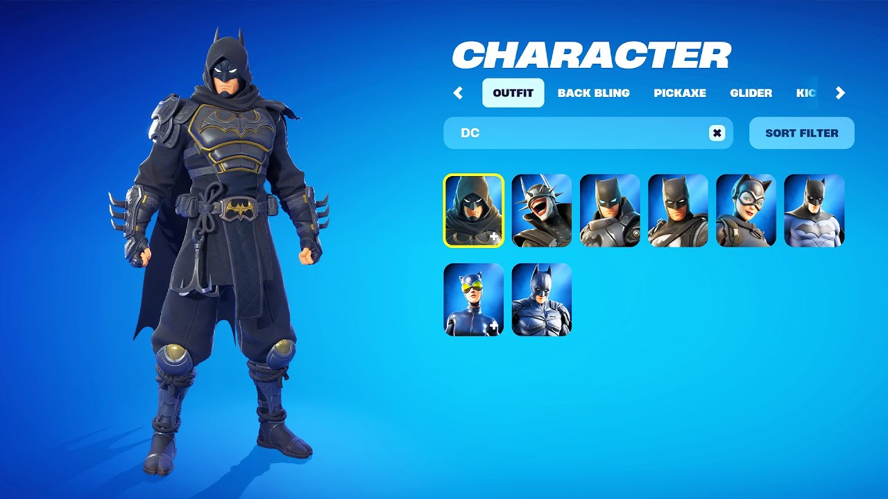Evolution of Fortnite Batman Skins (2018 - 2024)