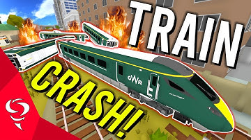 Massive High Speed Train Crash!  -  Toy Train Simulator Rolling Line VR