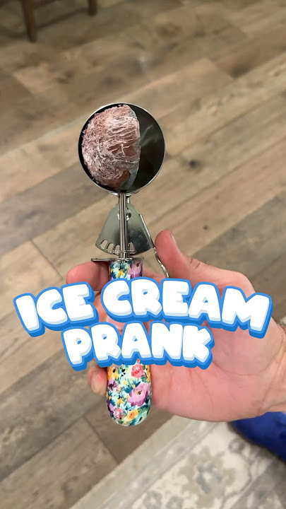 Fake Ice Cream Scoop got her so good 🫣