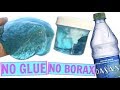 WATER SLIME 💦 HOW TO MAKE CLEAR SLIME WITHOUT GLUE, WITHOUT BORAX! TESTING WATER SLIME RECIPES!