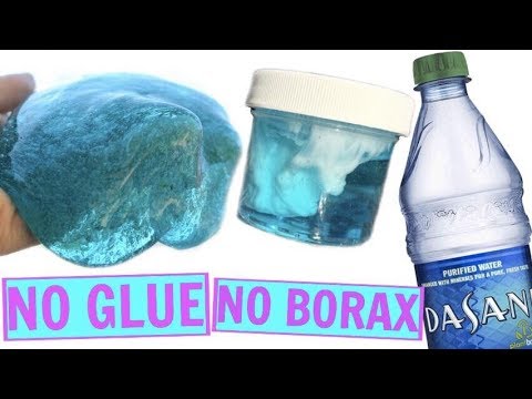 Water Slime How To Make Clear Slime Without Glue Without Borax Testing Water Slime Recipes