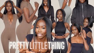 PRETTYLITTLETHING TRY ON HAUL | CUTE BASICS, SKIMS DUPE, WINTER ESSENTIALS, WHAT NOT TO BUY @aakubii