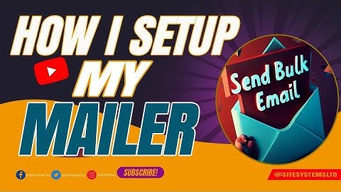 How to setup Gammadyne mailer to send bulk emails