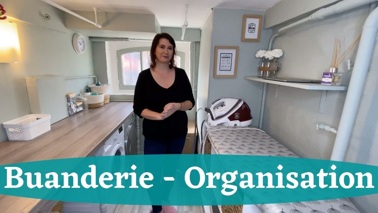 🔨 BUANDERIE / Organisation, Rangement, Astuces (Buanderie Tour - Laundry  Room Tour, Travaux maison). 