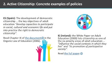 Module 9: Learning from the experience of policy-making DIMA Course Content