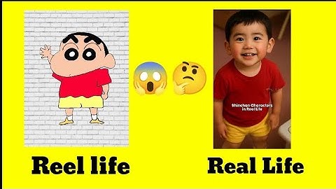 ShinChan character in real life 😱 #shinchan#reallifeshinchan#shinchanlover
