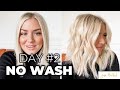 Modern Tousled Waves Tutorial for 2020 || 5 Day NO WASH Hair Detox - Day 2 || Jess Hallock