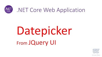 013 - .Net Core: Datepicker (JQuery UI)