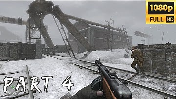 Call of Duty 2 Gameplay Walkthrough Part 4 - The Pipeline Remastered | Russian Campaign