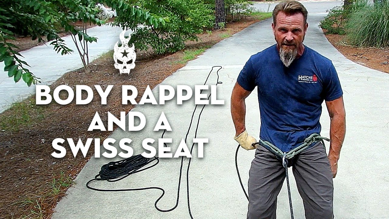 Body Rappel and a Swiss Seat - YouTube