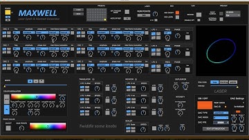 Maxwell: Laser Synth & Abstract Generator