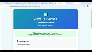 CAPACITY CONNECT | Digital Capacity Building & Learning Management Portal | SIH Project Demo