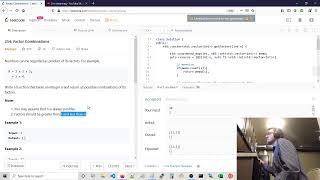 Factor Combinations (Medium), C++, Leetcode