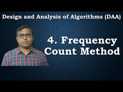 4. Frequency Count Method | Design and Analysis of Algorithms