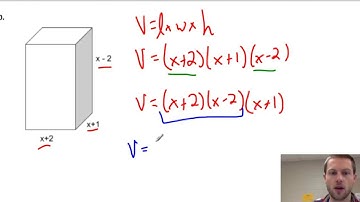 Multiplying Polynomials to find a volume