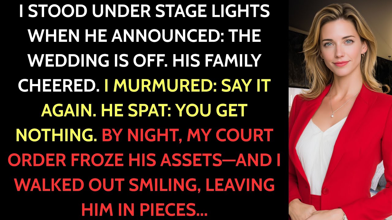 My Fiancé Canceled Our Wedding On Stage—His In-Laws Cheered, My Court Order Left Him In Pieces