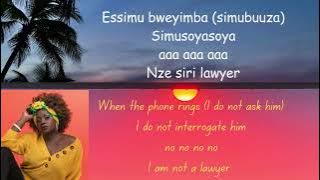 Iryn Namubiru -  Kabi ki lyrics video with English translation || Romantic songs