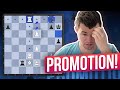 Magnus Carlsen Sacrifices an Exchange to Promote His Pawn to Queen in the Game Against Daniil Dubov