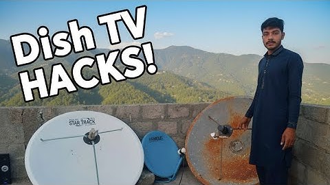 PakSat 38°E on a Second-Hand 4 Feet Dish  Easily setting📡