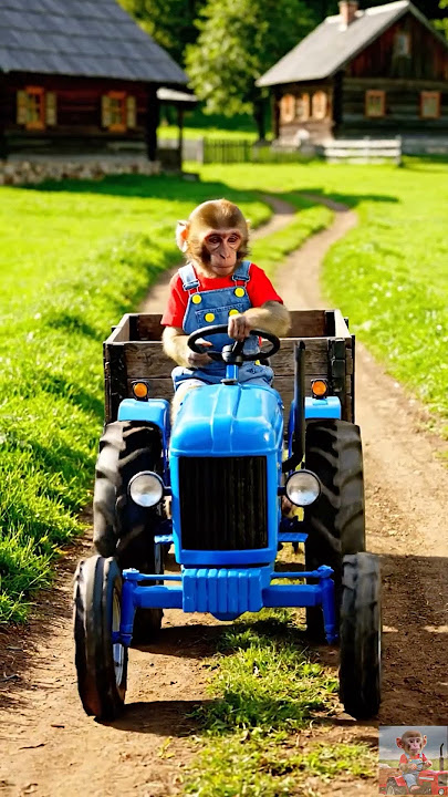 🐒😴🦆 Monkey NaNa Overslept and Lost the Duckling… But a Kind Cat Helped Him Find It! 💛🐱