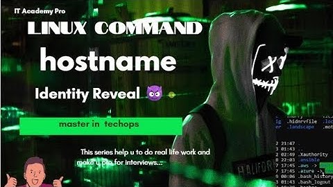 Linux hostname — Server Identity Exposed! | DevOps & Hacking Secrets 🔥