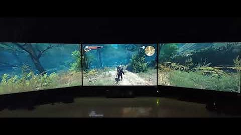 The Witcher 3 - Test on Triple Monitor Eyefinity / Surround 5760x1080 3x 27"