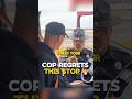 This stop didn’t go the officer’s way🔥