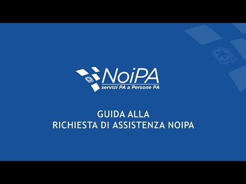 Guida alla richiesta di assistenza NoiPA